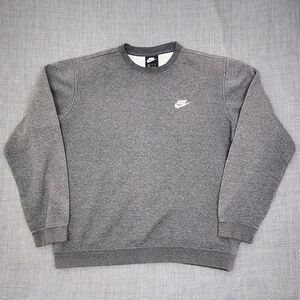 Nike Men's Classic Gray Crewneck Sweater. XL